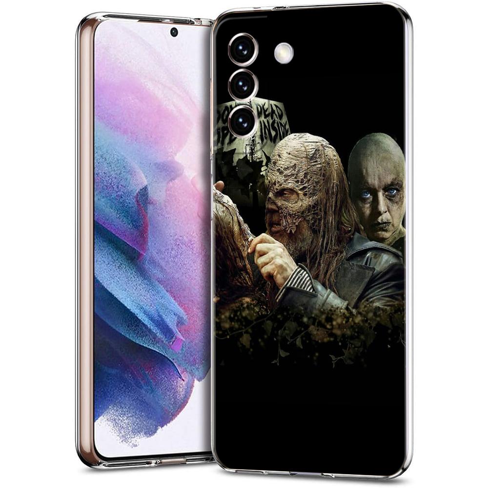 Чехол The Walking Dead для Samsung S24 S23 S22 S20 S21 FE Ultra S24 S23 S10 S10E S9 S8 Plus 5G Прозрачный чехол для телефона Сумки из ТПУ