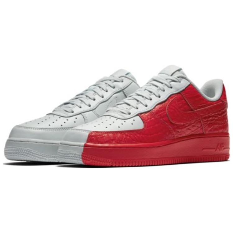 Nike Air Force 1 Low Split Серый Красный 905345-005