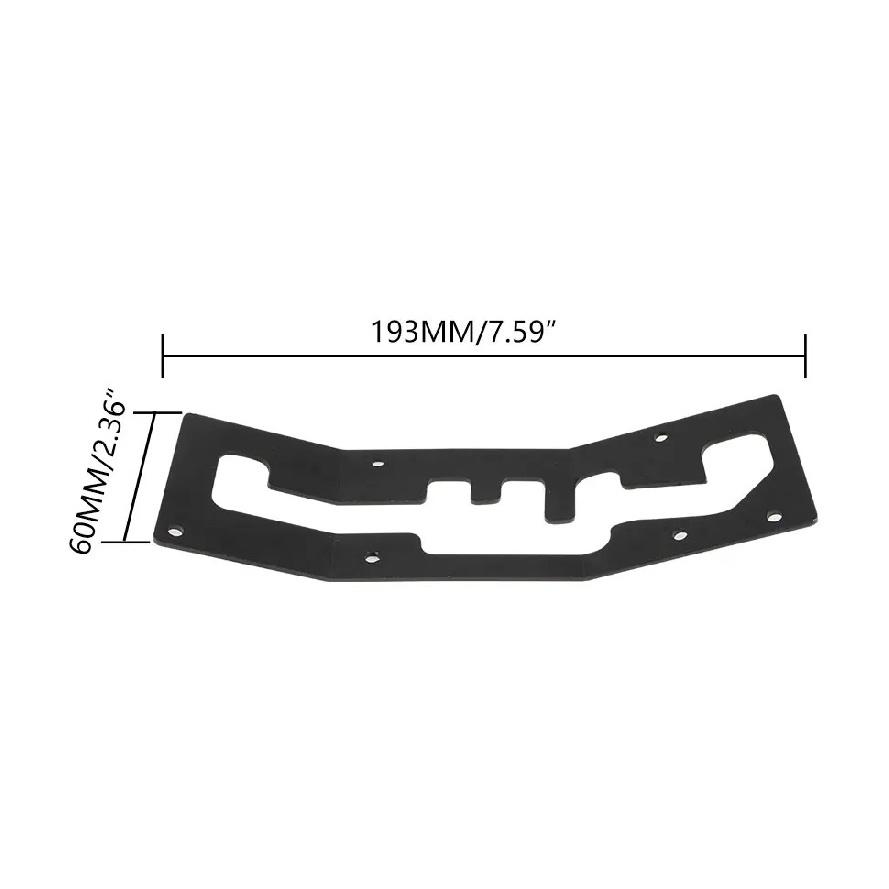 NICECNC For Canam Maverick X3 T5052 Billet Aluminum Shift Shifter Gate Plate Panel For Can Am Maverick X3 2017-2021 CNC Machined