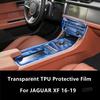 For JAGUAR XF 2016- Screen TPU Transparent Protect Film Car Interior Sticker Gear Navigator Door Panel Car Accessories