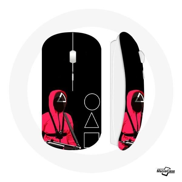 Souris Sans Fil Squid Game Pink Soldier Serie