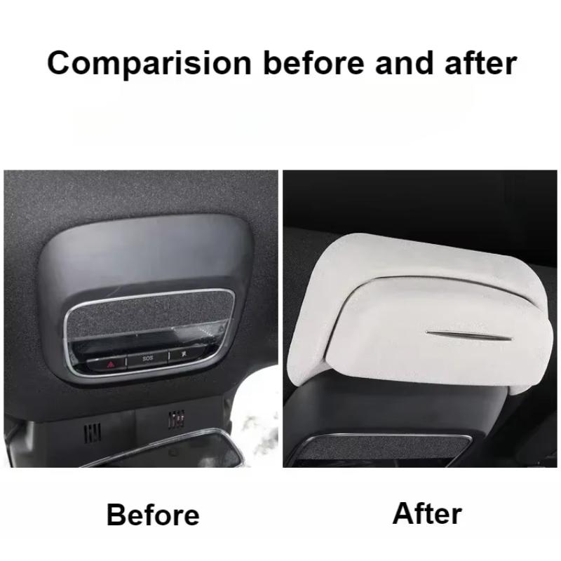 Car Glasses Box Suede Sunroof Sunglasses Case Glasses Storage Holder Car Interior Accessories For Xpeng G6 2023 2024