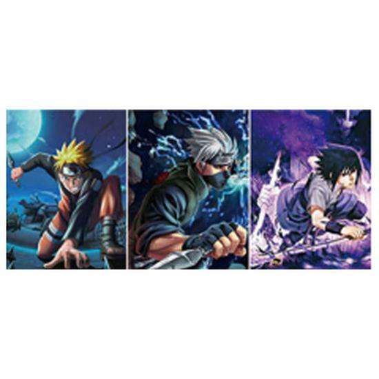 3D-лентикулярная аниме-картина: Академия Героев Наруто и Ван Пис