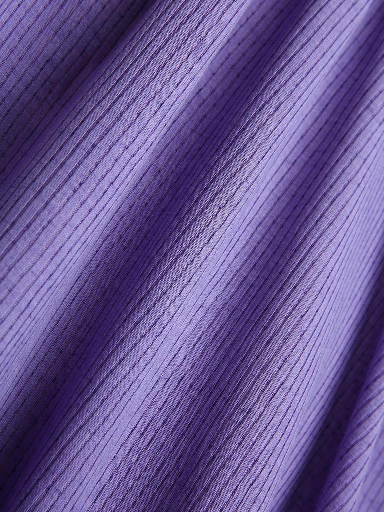 Rosegal Большой размер Топ с текстурированным рубчиком, с перекрученной панелью и присборенной талией