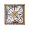 Women's satin artificial silk square scarf shawl classic chain printing silk scarf 90cm headscarf