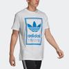 Adidas Originals Vintage 3-Stripes Retro Crew Neck Sports Short Sleeve T-Shirt Men Tops White DJ2716