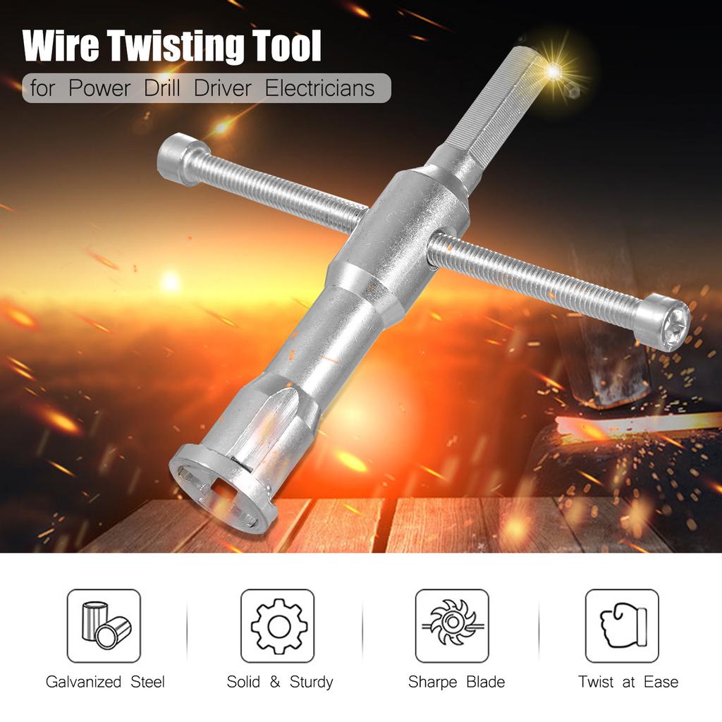 Инструмент для скручивания проводов. Инструмент для зачистки и скручивания проводов для зачистки и скручивания однопроволочных проводов 11/12/13AWG для