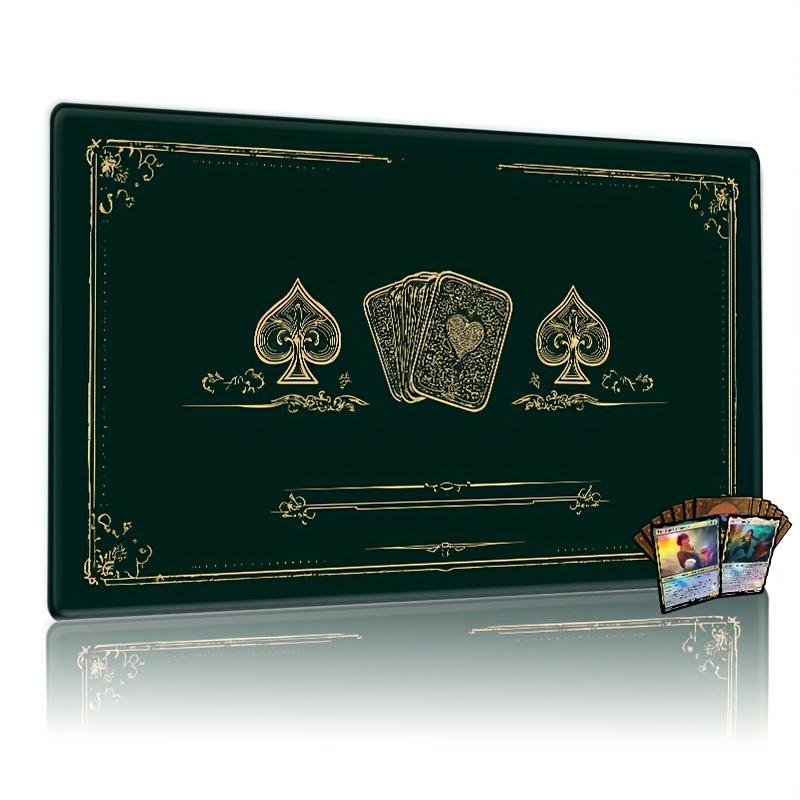 Retro Poker Badge Magic Party Game Mat Durable Rubber for MTGTCG Games Xcm Mouse Pad Offices Desk Mats Friendly Design