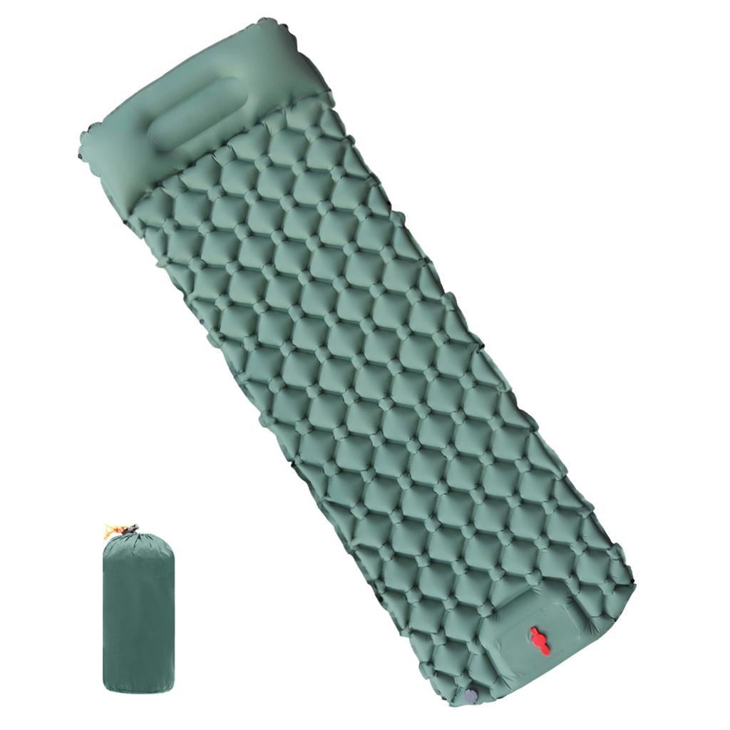 Self Inflating Camping Pad Outdoor Ultra Light Inflatable Sleeping Pad with TPU Sealed Coating for Camping Spring Rain