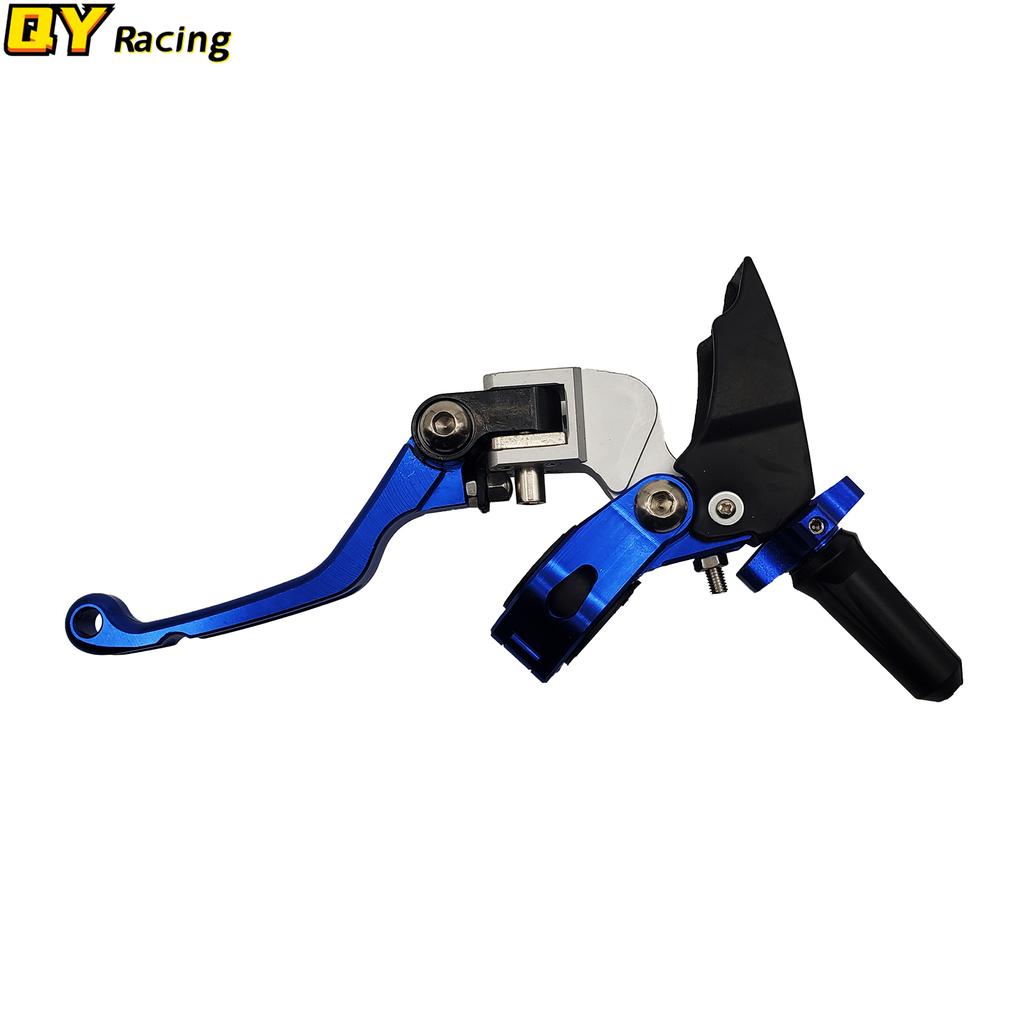 7/8 ''CNC 360° левый тормозной рычаг сцепления, окунь для велосипеда, мотоцикла, квадроцикла, запасной мотоцикл, модификация, левая ручка