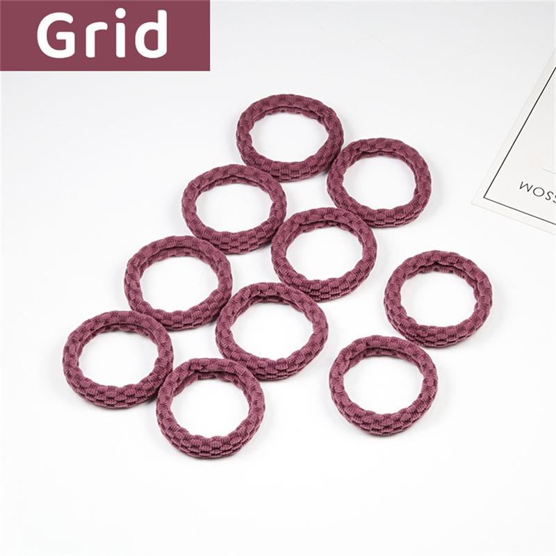 10 шт., простые базовые эластичные резинки для волос для женщин и девочек, резинки для волос, резинки для волос, модные повязки на голову, аксессуары для волос