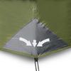 Family Tent for 10 People Green Quick Release Waterproof