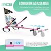 RCB Hoverkart Аксессуар для гироскутера - Регулируемое сиденье для картинга (20 кг Мин. - 100 кг Макс.) - Роза