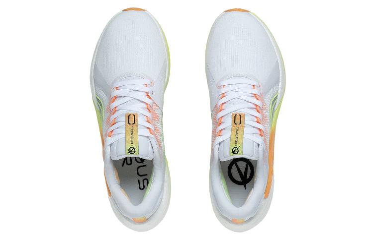 Women's Sneakers Li-Ning Furious Rider 7.0 Running Shoes Women's Low-top Standard White/Fluorescent Ice Yellow