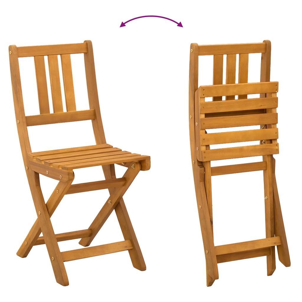 Outdoor Bistro Chairs with Cushions 8 pcs Cream White 38 x 46 x 85 cm