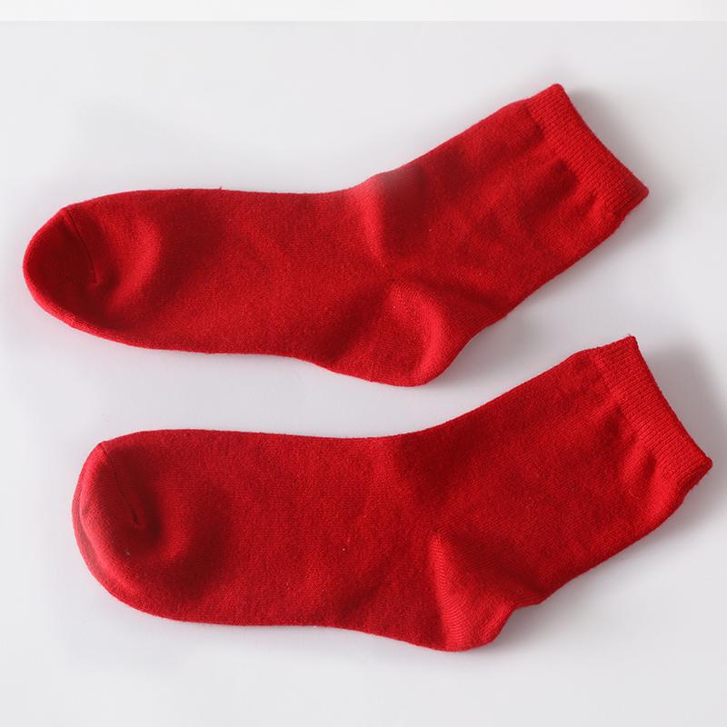 Высококачественные носки из чистого кашемира для мужчин и женщин, осенне-зимние, теплые толстые вязаные носки, комплект из 5 пар, бесшовные, модные, 5 пар/упаковка