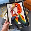 70cm Korean-Style Silk Square Scarf: Fashionable, Versatile Neck Protection and Decorative Accessory