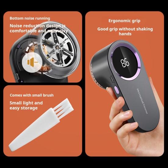 Электрический триммер Yousheng для волос, удаления катышков, бритва для одежды, перезаряжаемая, глубокая очистка, безопасное расстояние, сетка для удаления пуха