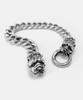 Sheen666 Bulldog Double Silver Bracelet