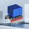 Драйвер шагового двигателя TMC2209 V2.0 UART, бесшумные шаговые джойстики с радиатором, до 256 делений для платы управления 3D-принтера
