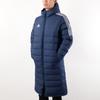 adidas Пуховик с логотипом и капюшоном, мужская верхняя одежда, темно-синий GM5246
