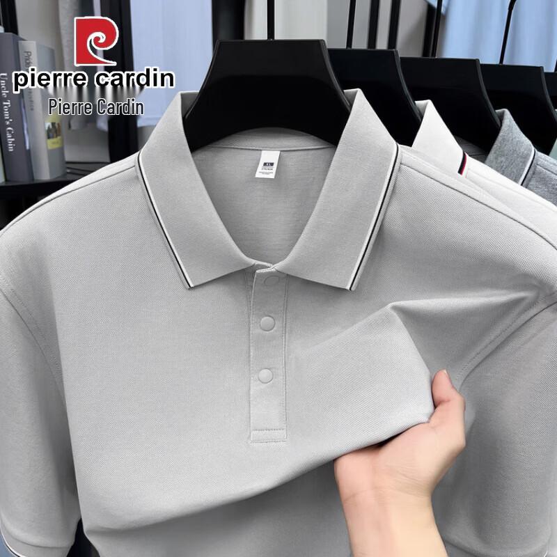 Pierre Cardin Мужская футболка-поло из чистого хлопка
