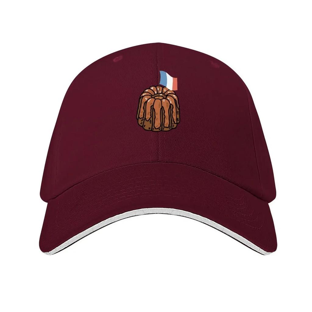 French Pastry Canelé Baseball Cap Streetwear funny hat western Hat Horse Hat For Man Women's