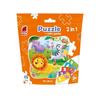 Puzzle 2W1 Zoo Zestaw Układanka Mini Gra Edukacyjna  Roter Kafer