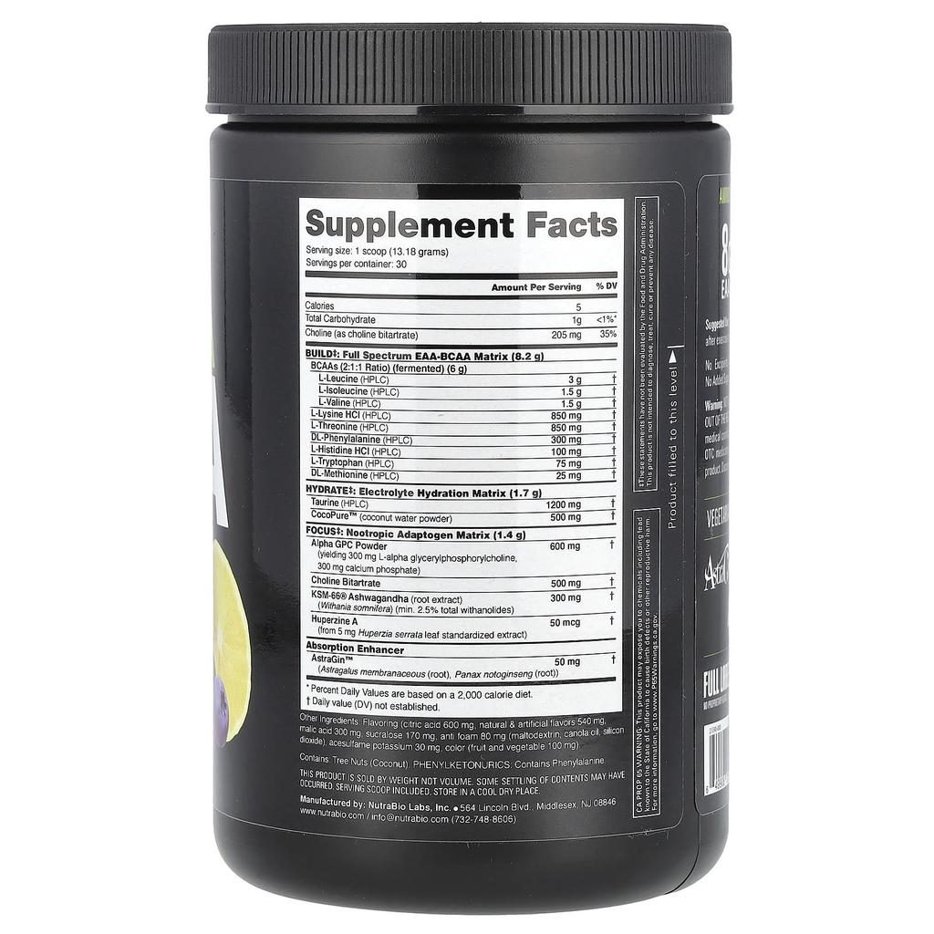 Alpha Eaa, Blueberry Lemonade, 395G (0.87Lb)