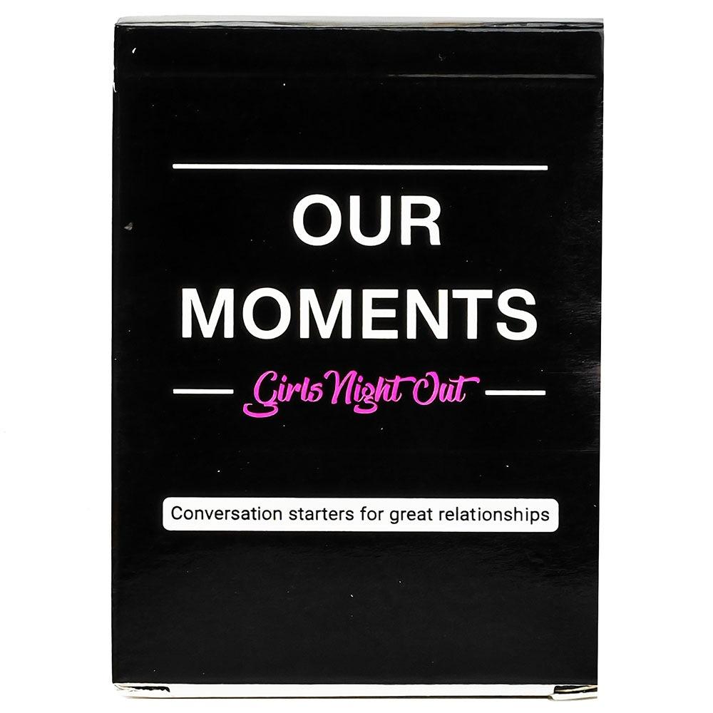 OUR MOMENTS Couples Card Game - Fun Conversation Cards for Couples - Date Night Interactive Question Game - 100 Cards