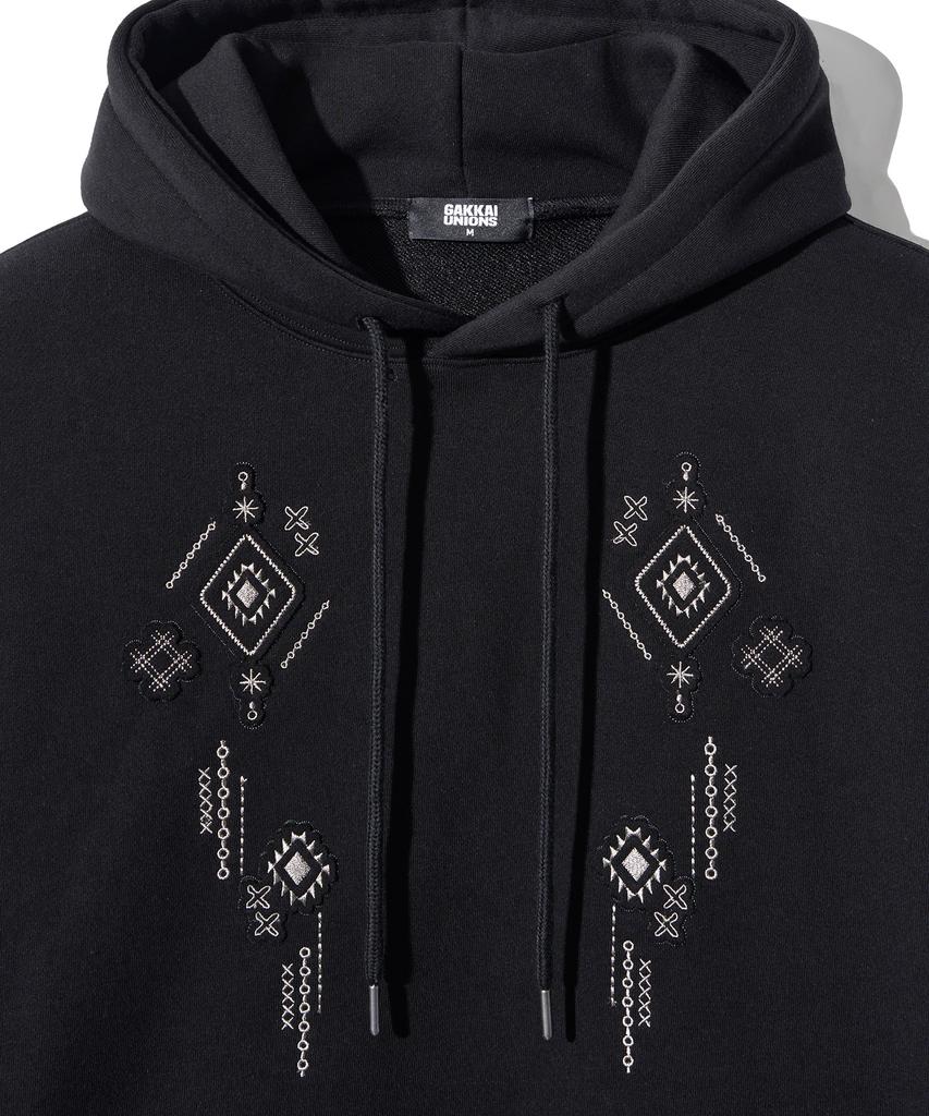 Худи с аппликацией GAKKAI UNIONS Noir Symbol Черный