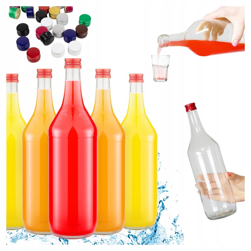 MONOPOL MONOPOL 1L Bottle + Cap FOR VODKA ALCOHOL LIQUEURS JUICE