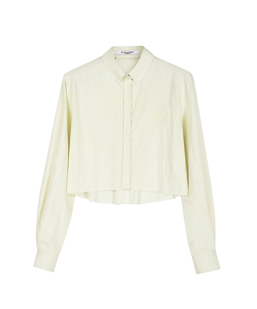 AVANDRESS Solid Mu Shirt Ivory