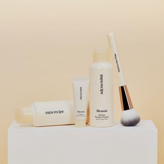 PAPARECIPE Blemish Enzyme Powder Cleanser 50g Double Promotion (+Brush + Blemish Cream 7ml)
