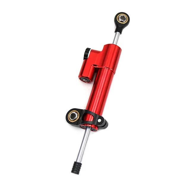 For Yamaha MT09 MT07 YZF R1 R6 FZ1 XJR1300 MT-07 Carbon fiber Universal Motorcycle Damper Steering Stabilize Safety Control