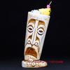 530ml Oblique Skull Beer Steins Mixed Wine Tumbler Tropical Bar Retro Cocktail Glasses Ceramics Tiki Mug Wineglass Smoothie Jar
