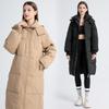 Средняя и длинная куртка выше колена Зимняя одежда с хлопковой подкладкой Женская версия Свободная одежда с хлопковой подкладкой Женская утолщенная куртка с хлопковой подкладкой