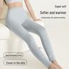 Women's 95% Cotton Slim Antibacterial Trousers – Warm, Pure Cotton Leggings for Autumn and Winter