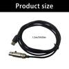 Плетеный нейлоновый USB C на 3-контактный XLR Кабель-замена для наушников Q701/K712/K702/K240/K240 II/K141/K17 С защитой от запутывания