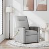 VidaXL Reclining Massage Chair Cloud Grey Fabric, Massage Chair, Armchair, Sofa Armchair, Office Chair 4104831