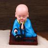 .1 шт. Фигурка Маленького Монаха Будды Солнечные Танцующие Игрушки Кивающие Головой Куклы Кивающая Голова Игрушка Украшение для Автомобиля Для Стола Домашний Декор