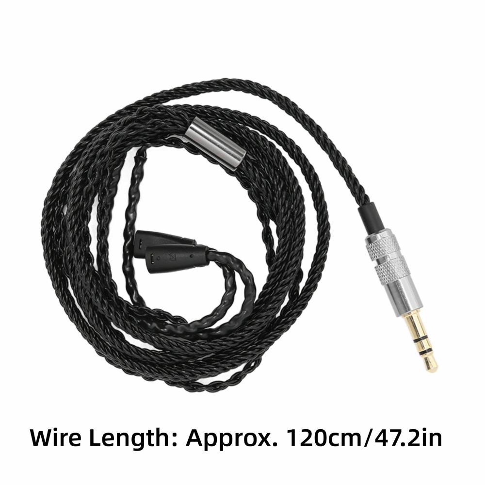 Flexible Earphone Replacement Cable for IE8 IE80 IE8i Earphones Sound Enhancement