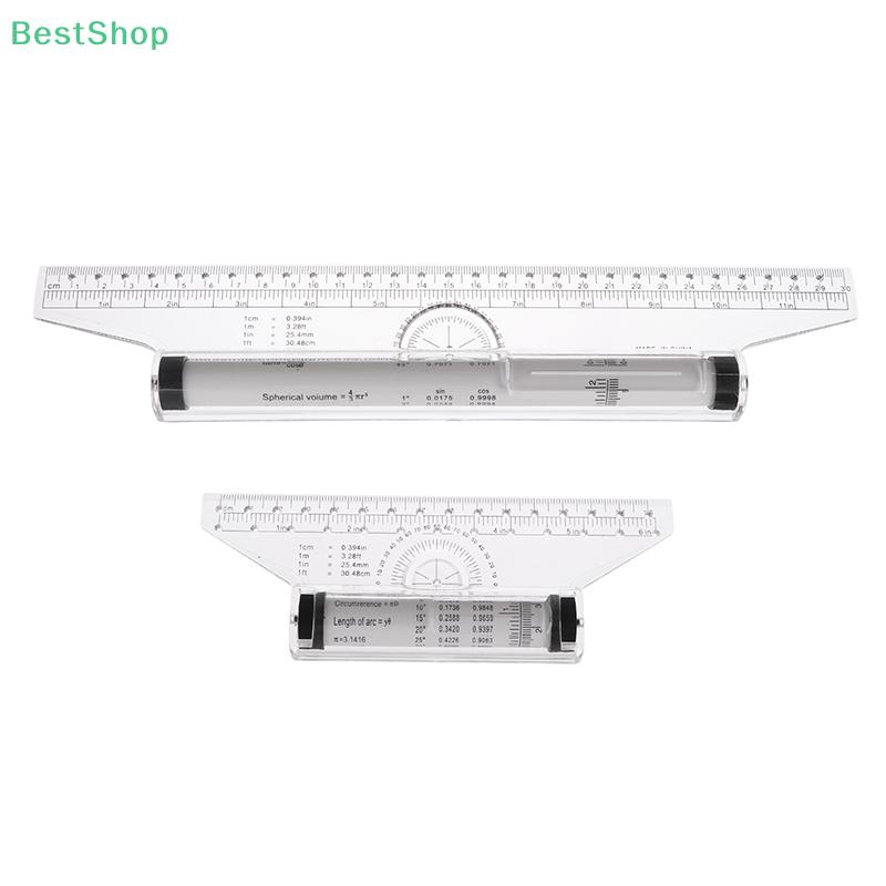 15/30cm Parallel Ruler (Roller Type) - Multi-Purpose Drawing & Design Ruler For Translation & Angle Measurement