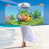Adventure Time Print Beach Towel, Large Soft Quick Dry Towel for Beach Camping Swimming