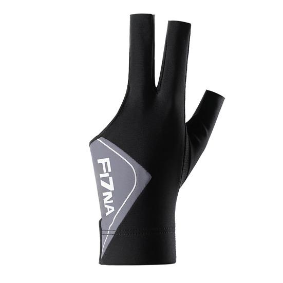 1 шт. Перчатка для бильярда с эластичной застежкой-лентой, регулируемый дизайн, нескользящая, для левой руки, 3 пальца, для бильярда