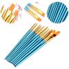 10 Pieces/Set Professional Painting Set 10 Pieces Acrylic Oil Watercolor Artist Brush Painting Art Supplies