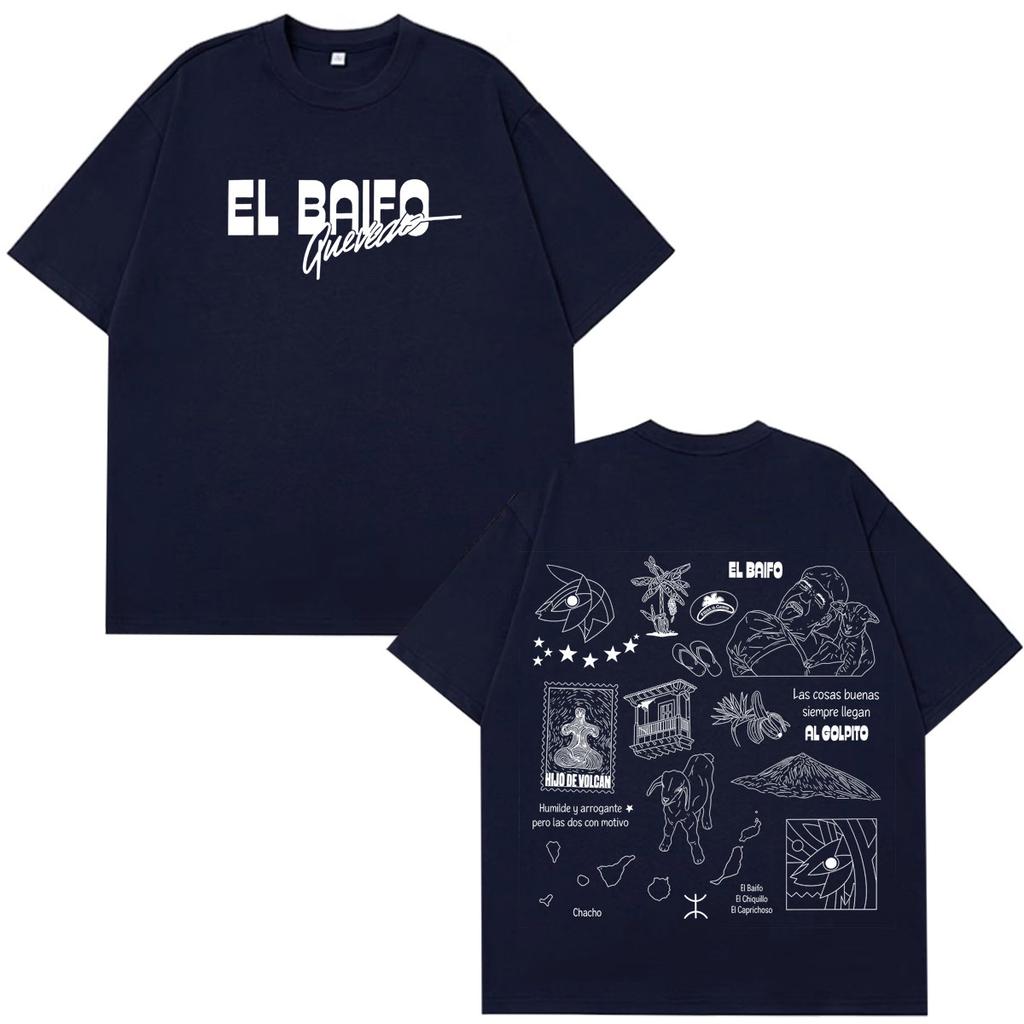 Quevedo El Baifo Album 2026 Tour Graphics T Shirt Unisex Unisex Hiphop Harajuku Tshirt Summer Cotton Loose Casual Vintage Tshirts