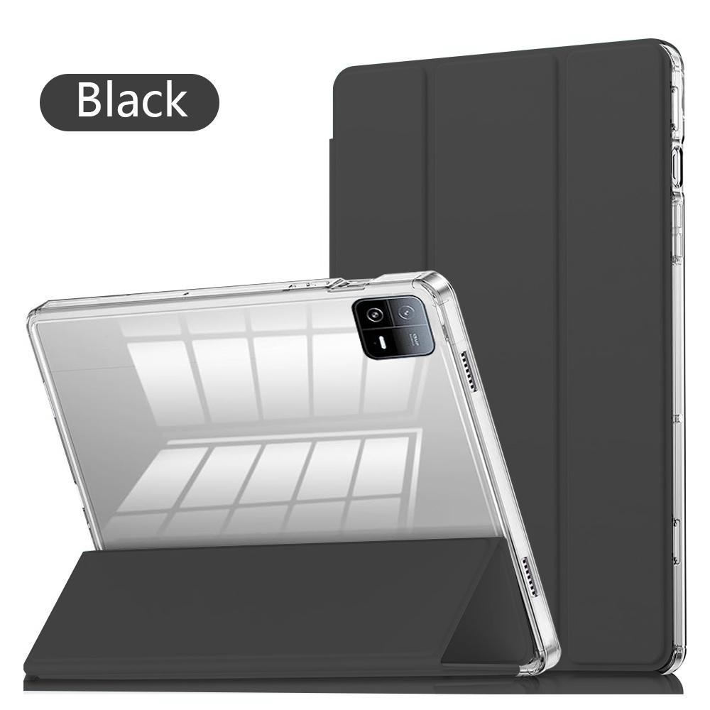 Универсальный прозрачный кристальный чехол-планшет для Xiaomi Pad 6 6Pro 5 5Pro 11 дюймов с держателем для стилуса, прозрачной задней крышкой, функцией автоматического сна/пробуждения