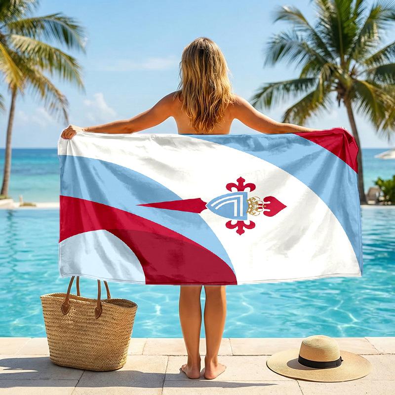 Celta Vigo FC print Quick Dry Beach Towel Microfiber Absorbent Portable Travel Swimming Towel