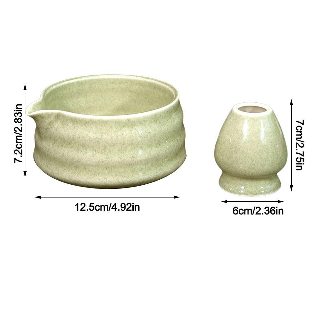 Large Capacity Matcha Whisk Stand Smooth Green Tea Maker Cup for Tea Set Accessories